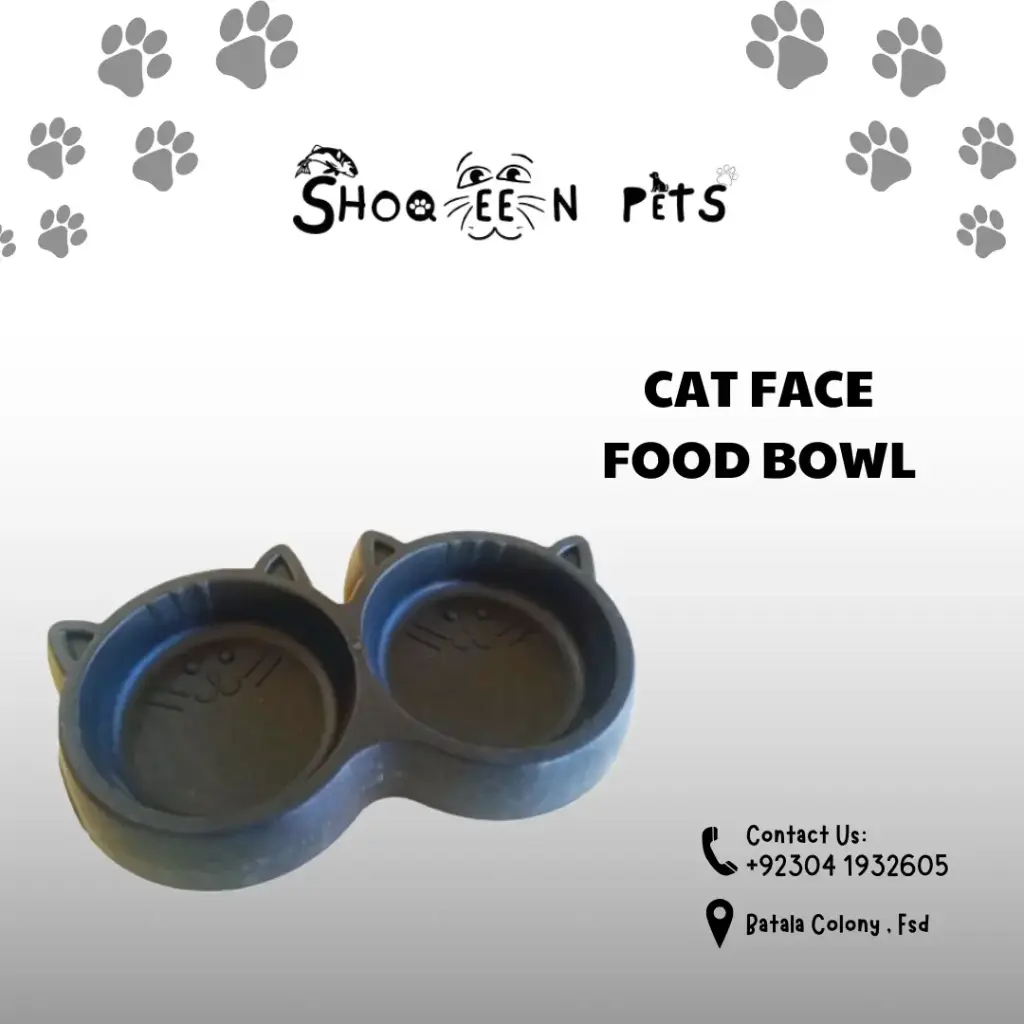 Cat Face Food Bowl